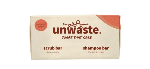 Unwaste Duopack Scrub & Shampoo Coffee oil