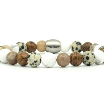 Bracciale Nane kayu mix beige