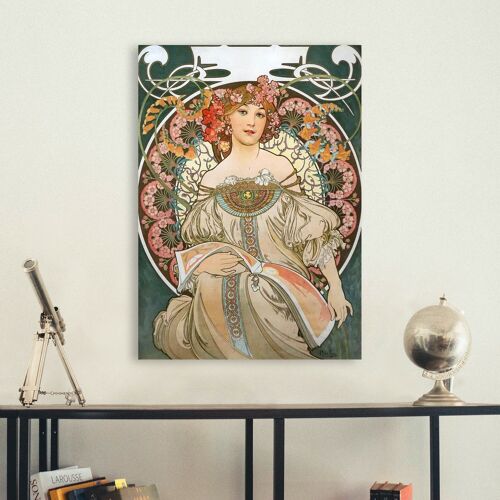 Quadro liberty su tela: Alphonse Mucha, Reverie