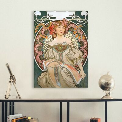 Quadro liberty su tela: Alphonse Mucha, Reverie