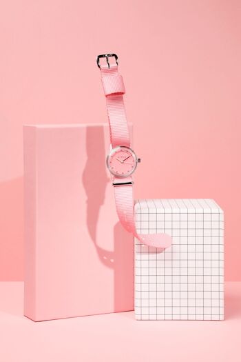 Montre enfant Millow ET'Tic rose 2