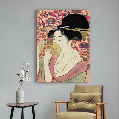 Japanese painting: Utamaro Kitagawa, Courtesan