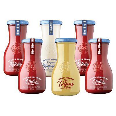 Sauces bio Brothers' Choice, 6 bocaux