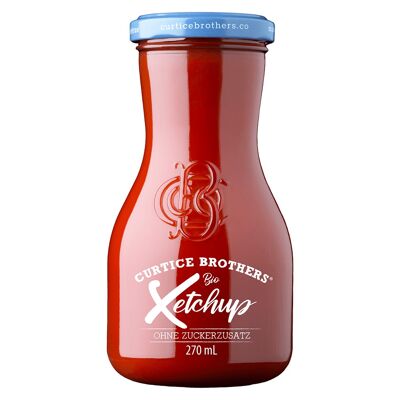 Ketchup de tomate ecológico sin azúcares añadidos