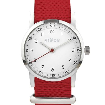 Millow Classic red Mixed children's watch Playful and elegant