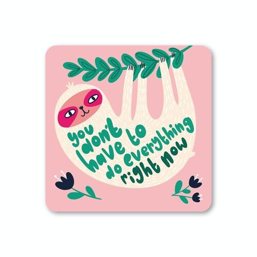 Sloth Coaster Pack of 6