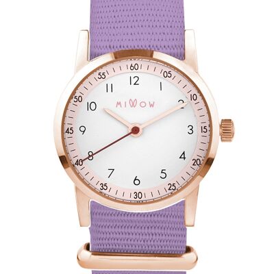 Children's watch for girls Millow Blossom Violet Playful and Elegant