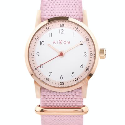Children's watch for girls Millow Blossom pink Playful and elegant