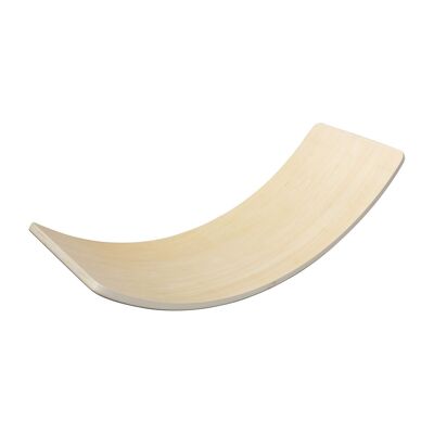Planche d'équilibre GICO en bois pour enfants et adultes avec coussin en feutre 82 x 30 cm - Planche oscillante amusante de qualité supérieure - 6554