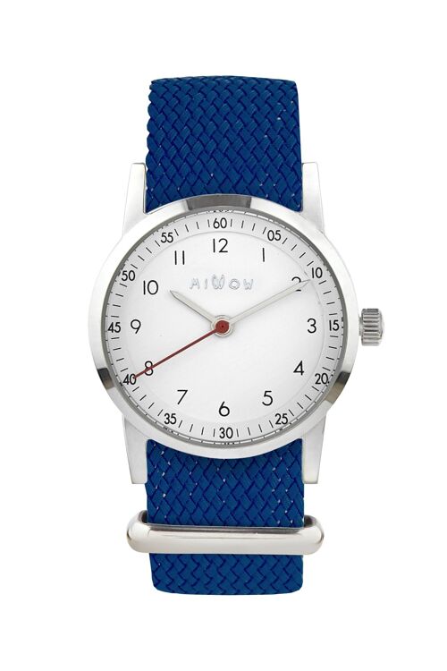 Montre enfant Millow Tressé Bleu Elégante, ludique et personnalisable