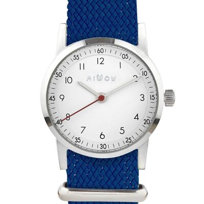 Reloj infantil Millow Trenzado Azul Elegante, divertido y personalizable