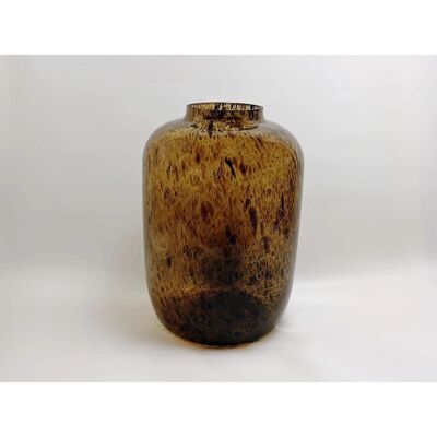 Cheetah Vase Brown Small