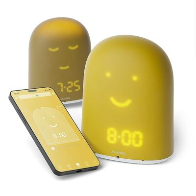 Children's Alarm Clock - Sleep Companion - REMI - Yellow