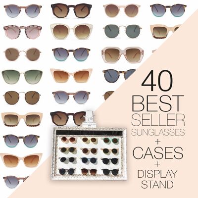 Gafas de sol - pack de 40 gafas mejor vendidas