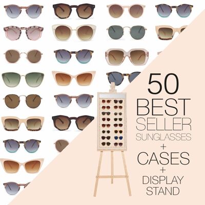 Occhiali da sole - confezione da 50 occhiali più venduti