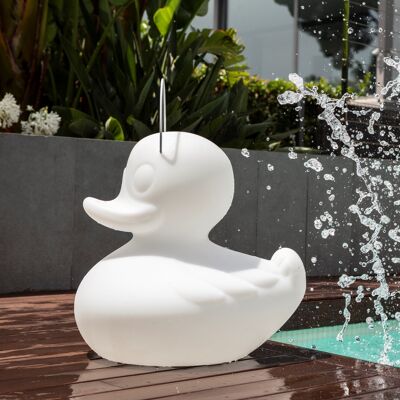 Battery floating light - The DUCK-DUCK lamp XL White