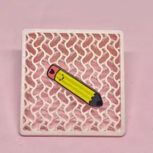 Kawaii pencil cute stationery enamel pin