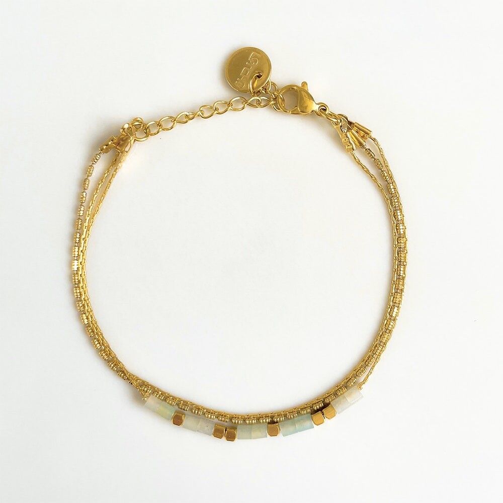 Bracelet triple Antic Bleu