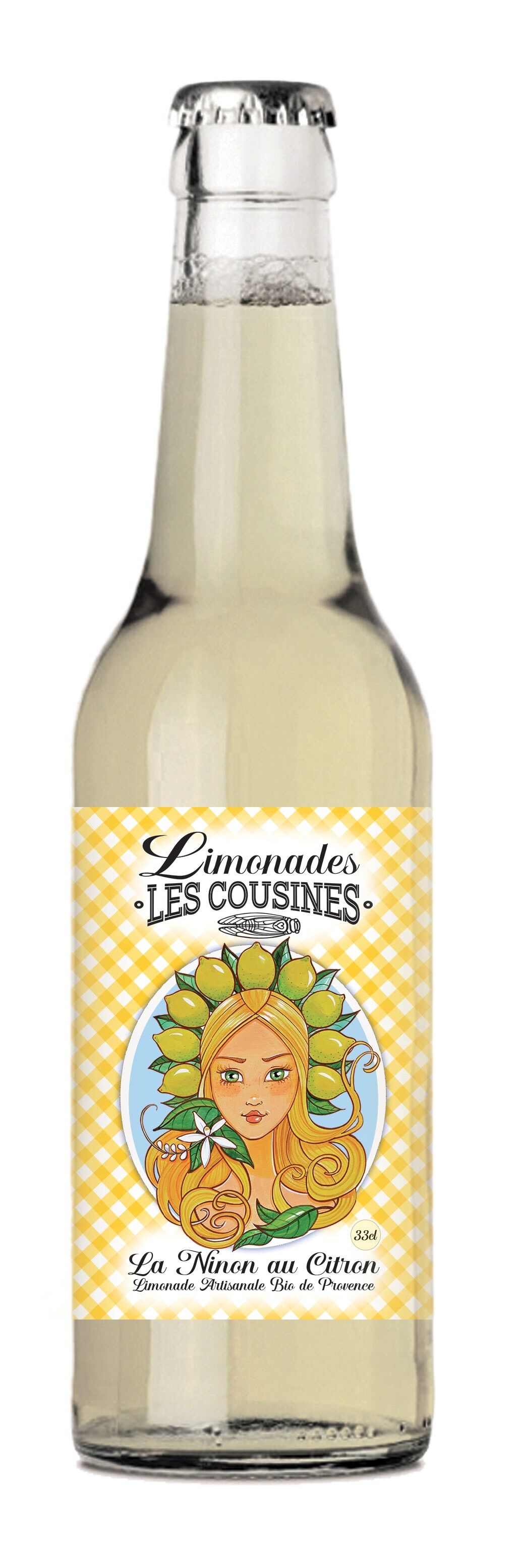 Limonata Artigianale della Provenza - Les Cousines - Limone Bio 33cl
