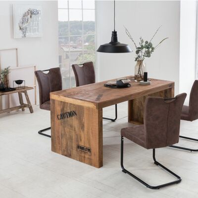 Dining table Hankey with 4 chairs Kenton