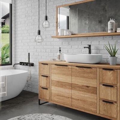 Conjunto de muebles de baño Sydney roble salvaje II