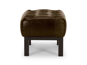 Tabouret Chesterfield Kingsfield marron 5