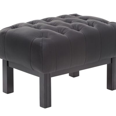 Taburete Chesterfield Kingsfield negro