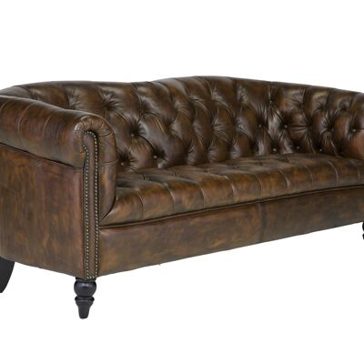 Sofa Chesterfield Shelford 3 seater antique brown