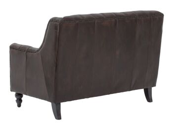 Canapé Chesterfield Stafford 2 places marron 5