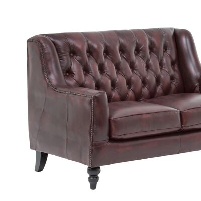 Sofa Chesterfield Stafford 2-Sitzer rot