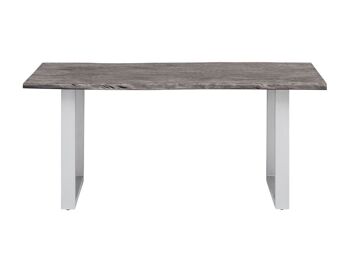 Table à manger Bullwer Gris argenté 170x90 cm 5