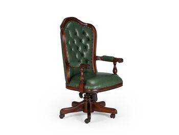 Fauteuil de bureau Cambridge II vert 1