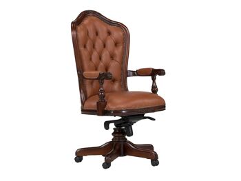 Fauteuil de bureau Cambridge II marron 1