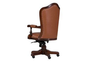 Fauteuil de bureau Cambridge II marron 5