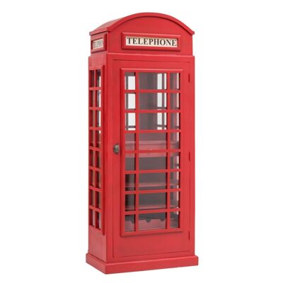 Bar Cabinet Telephone Booth Red