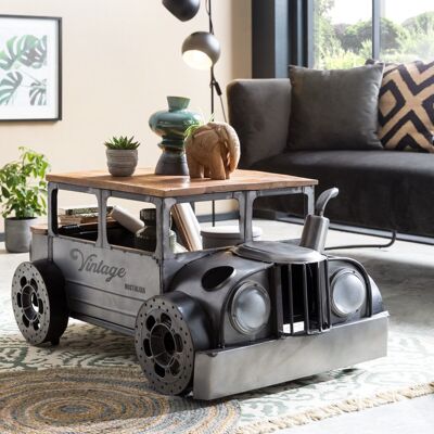 Car vintage coffee table