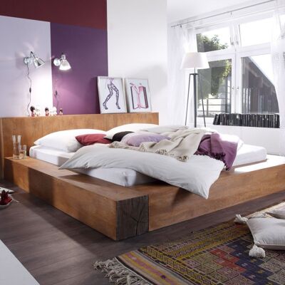 Wooden bed Dunas