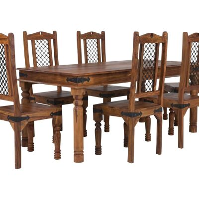 Dining table 180x90 + 6 chairs Merlin I