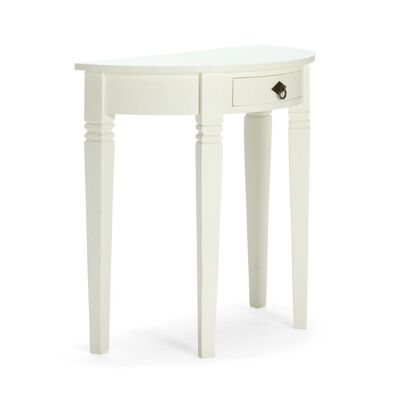 Table console Crescent Catana blanc
