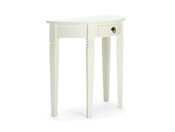 Table console Crescent Catana blanc 1