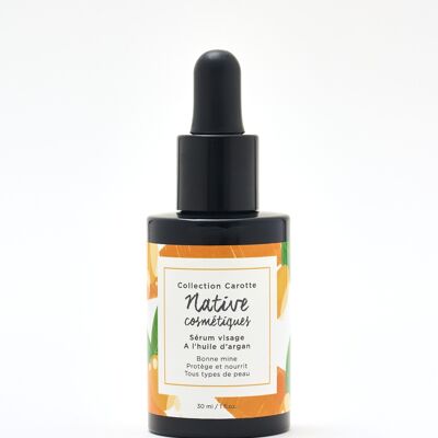 ORGANIC FACE SERUM WITH CARROT AND ARGAN OIL