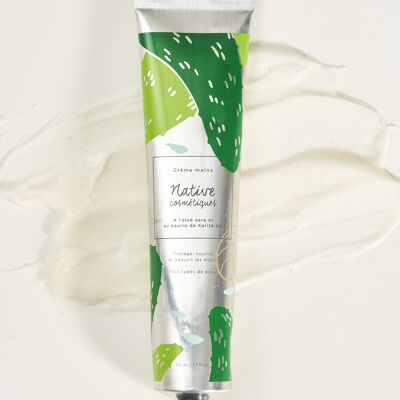 ORGANIC HAND CREAM WITH ALOE VERA AND SHEA BUTTER