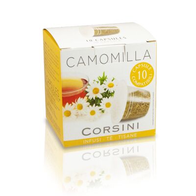 Cápsulas de manzanilla compatibles con Nespresso® | Paquete que contiene 10 piezas