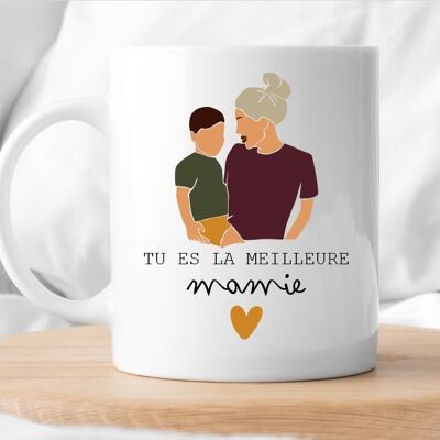 Mug Tu es la meilleure mamie