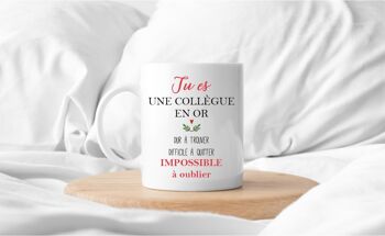 Mug Tu es une collègue en or 2