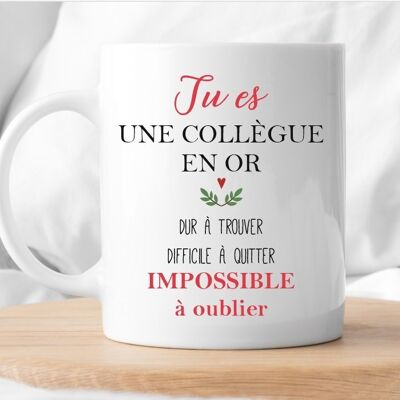 Mug Tu es une collègue en or