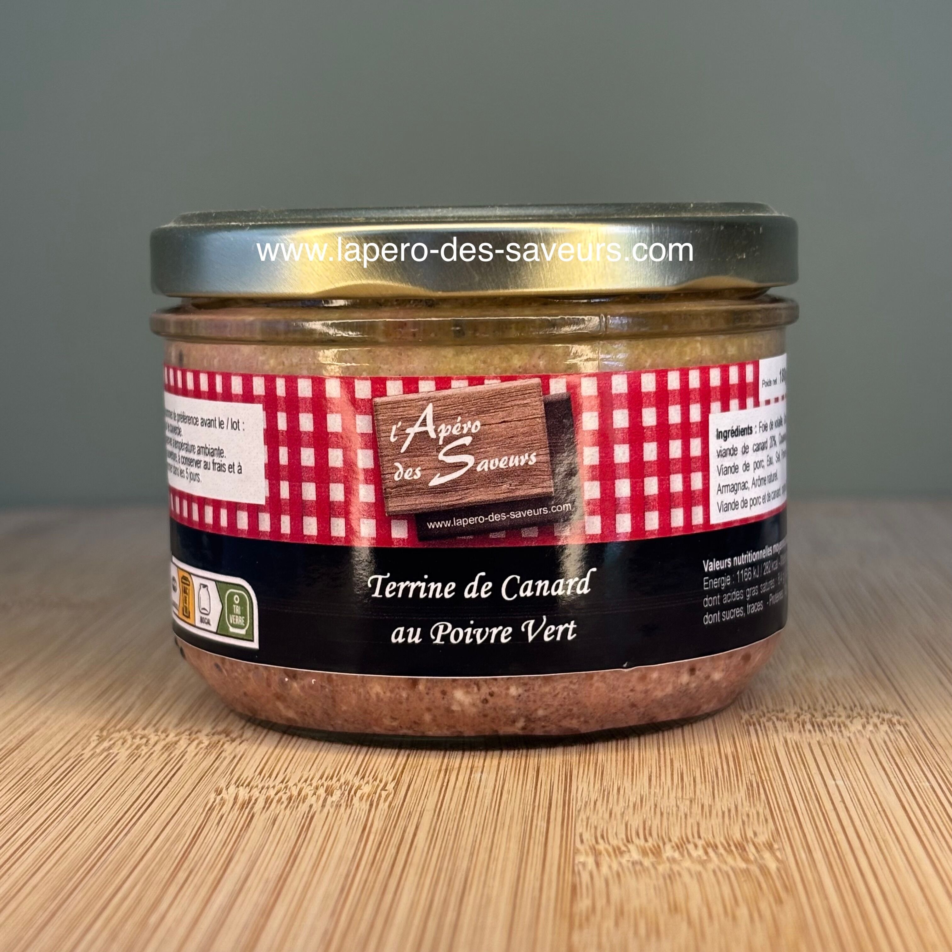 Terrina di Anatra al Pepe Verde 180g