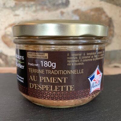 Country Terrine with Espelette Pepper 180g