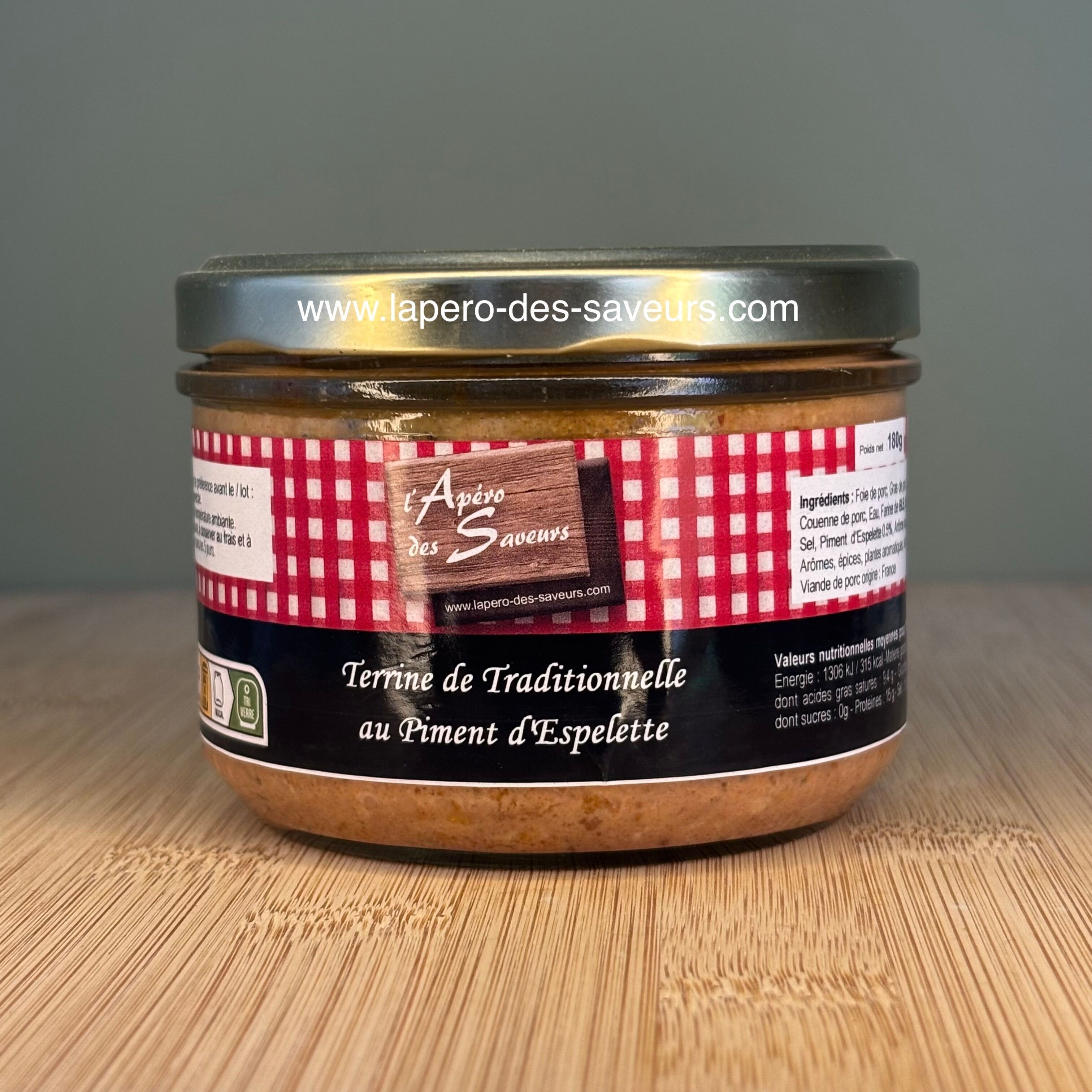 Terrina Contadina Al Peperoncino Di Espelette 180g