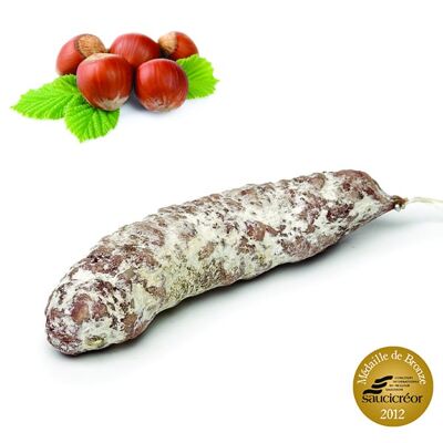 Saucisson sec aux noisettes 160-180g